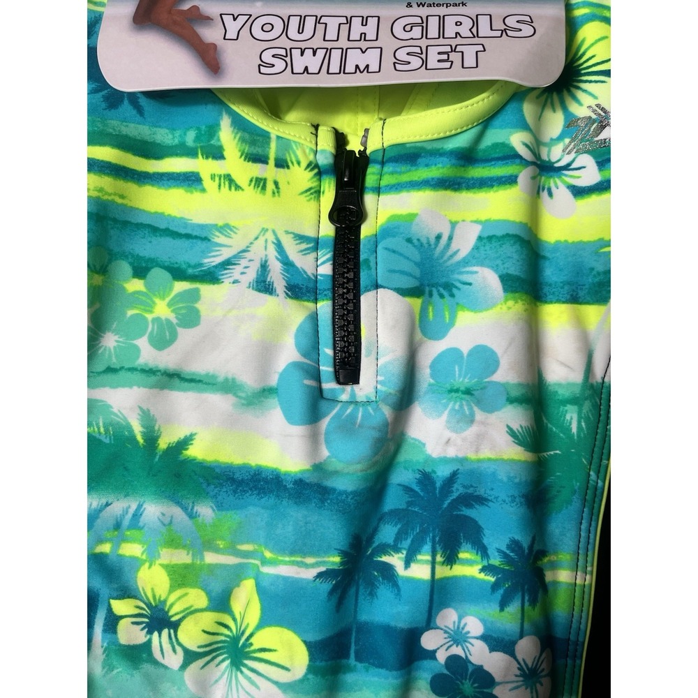 Swimsuit Set Girl's Zeroxposure Size 16 2 Piece Matching Suit & Shorts - Picture 4 of 7